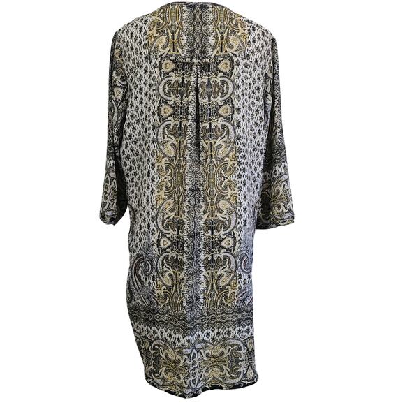 Fig and Flower Anthropologie-Style Paisley Boho Tunic Top Women’s Size L - Picture 3 of 5